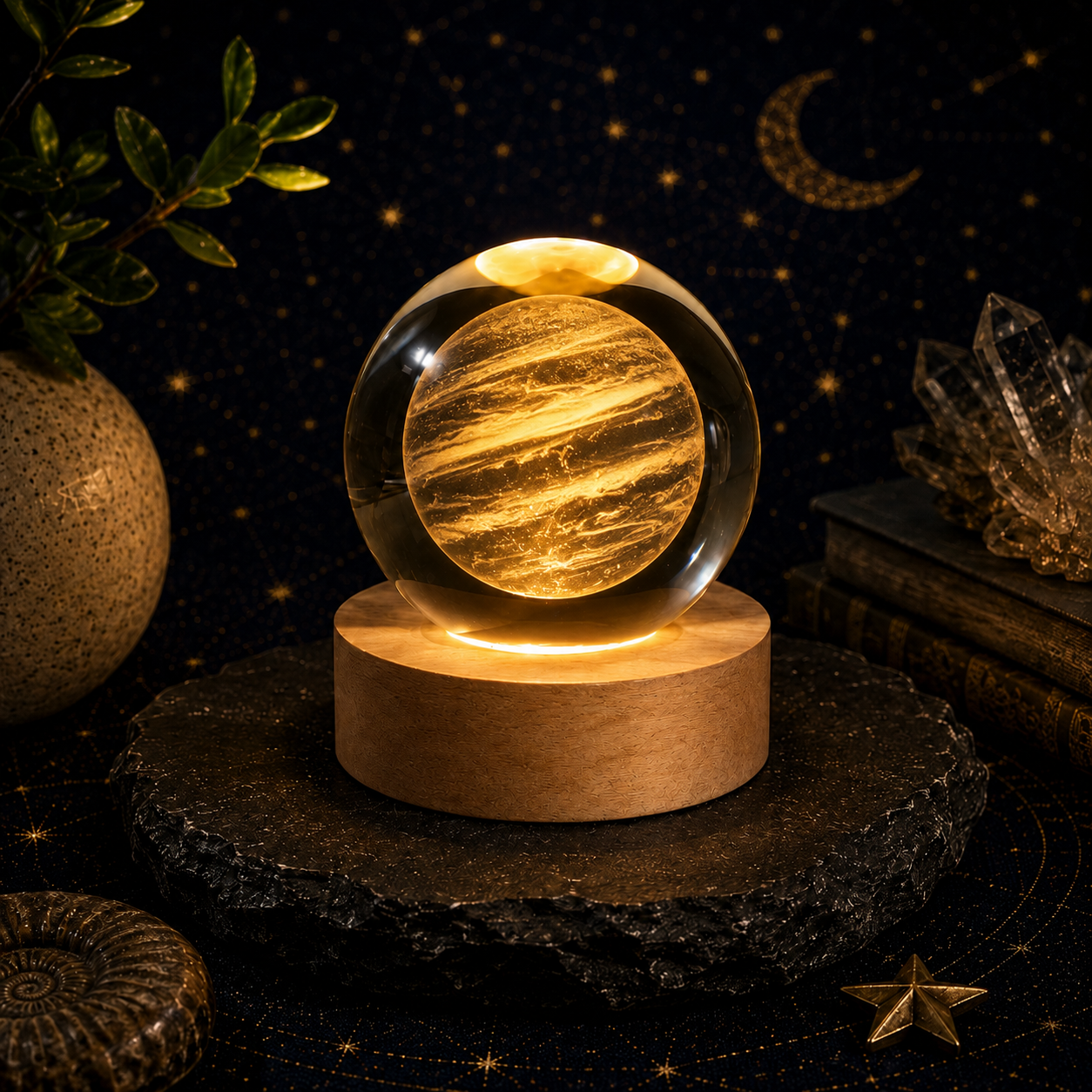 Banded Gas Giant Crystal Ball