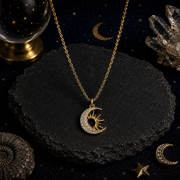 Sun-Moon Eclipse Necklace