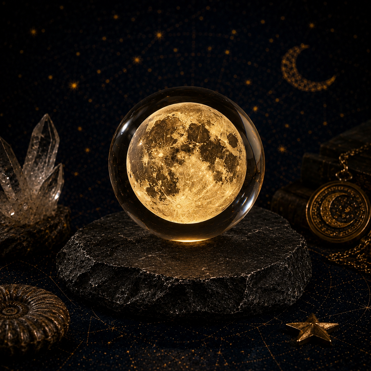 Moon Crystal Ball