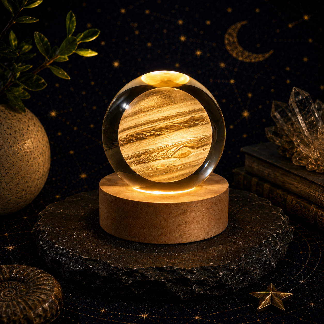 Banded Gas Giant Crystal Ball