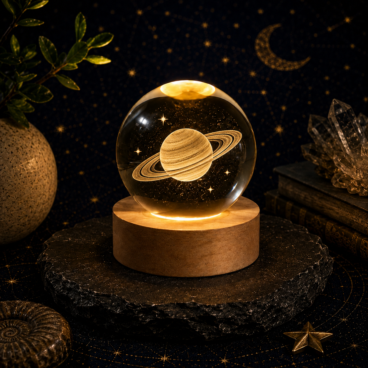 Ringed Gas Giant Crystal Ball