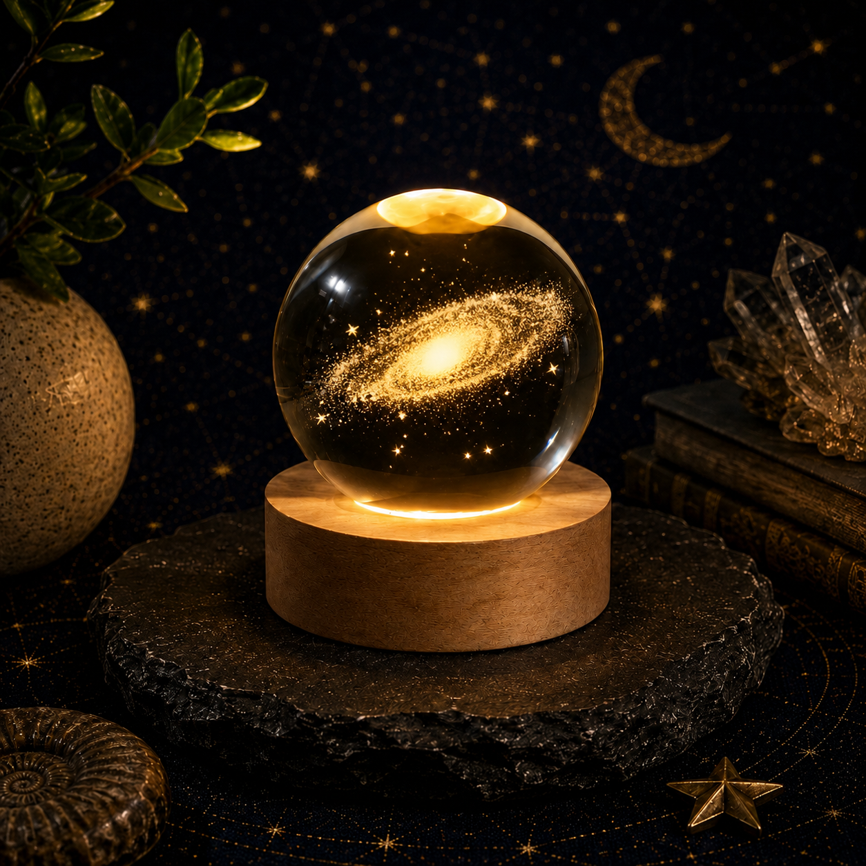 Elliptical Galaxy Crystal Ball