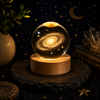 Barred Spiral Galaxy Crystal Ball