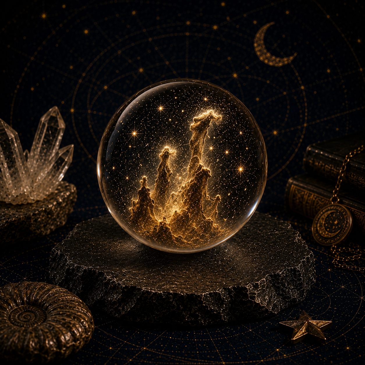 Pillars of Creation Crystal Ball