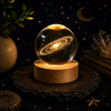 Inclined Spiral Galaxy Crystal Ball