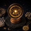 Solar System Orrery Crystal Ball