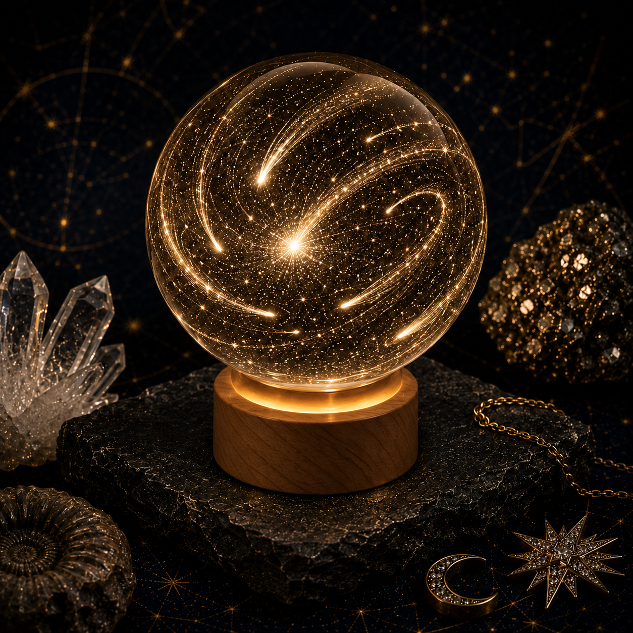 Comet Trail Crystal Ball