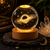 Black Hole & Accretion Ring Crystal Ball