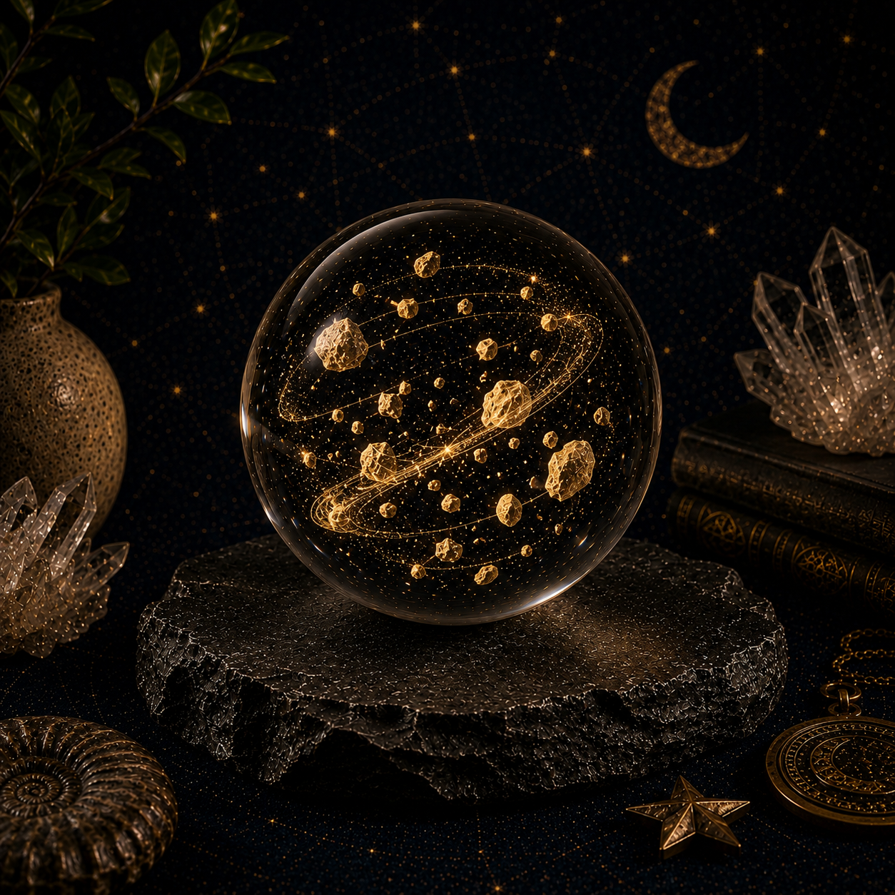 Asteroid Field Crystal Ball