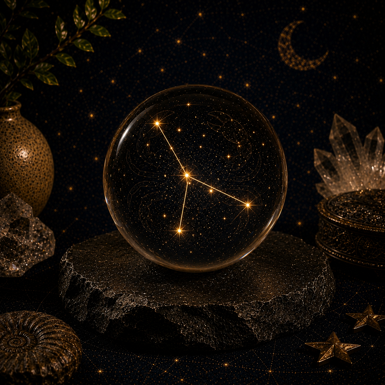 Cancer Zodiac Crystal Ball
