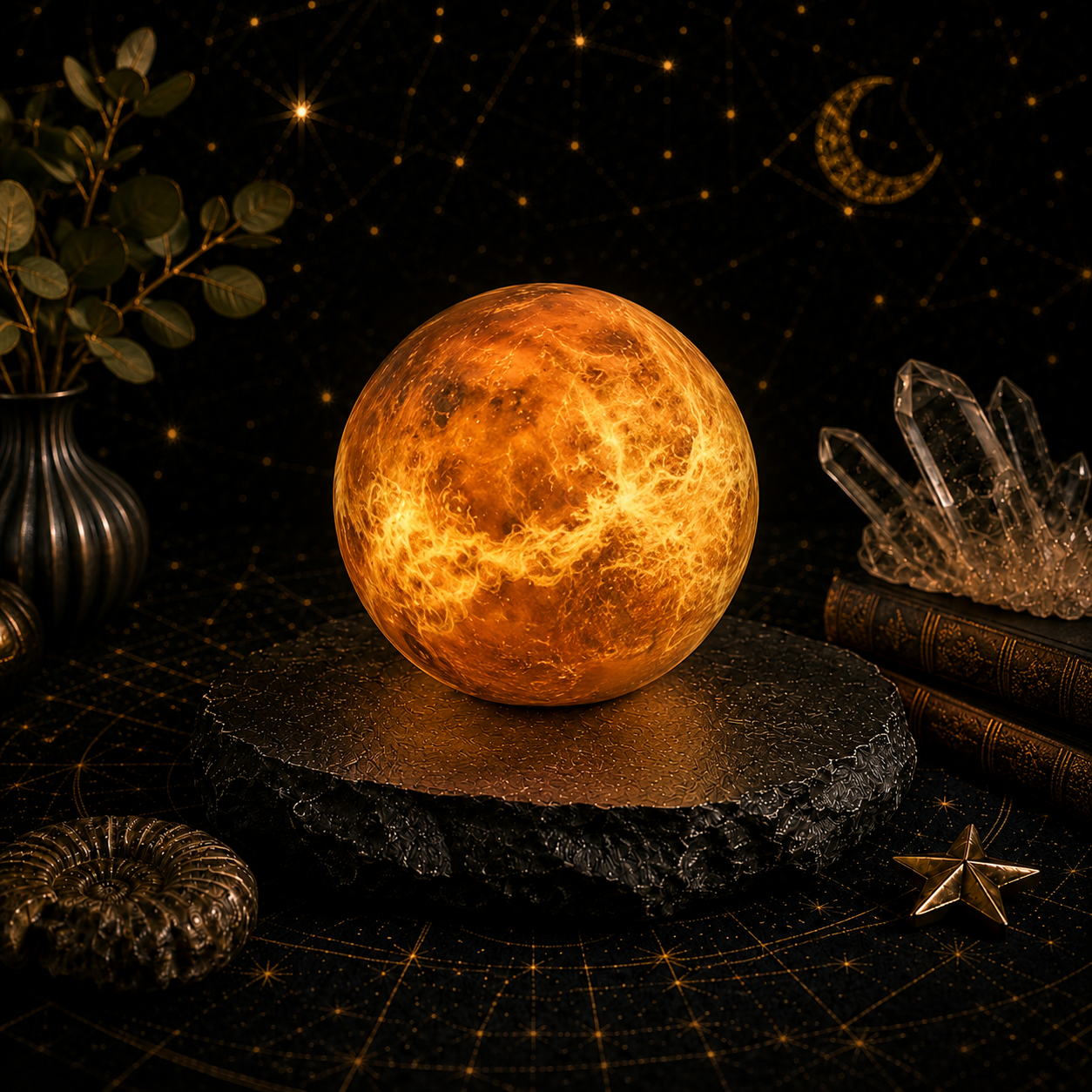 Venus Moon Lamp