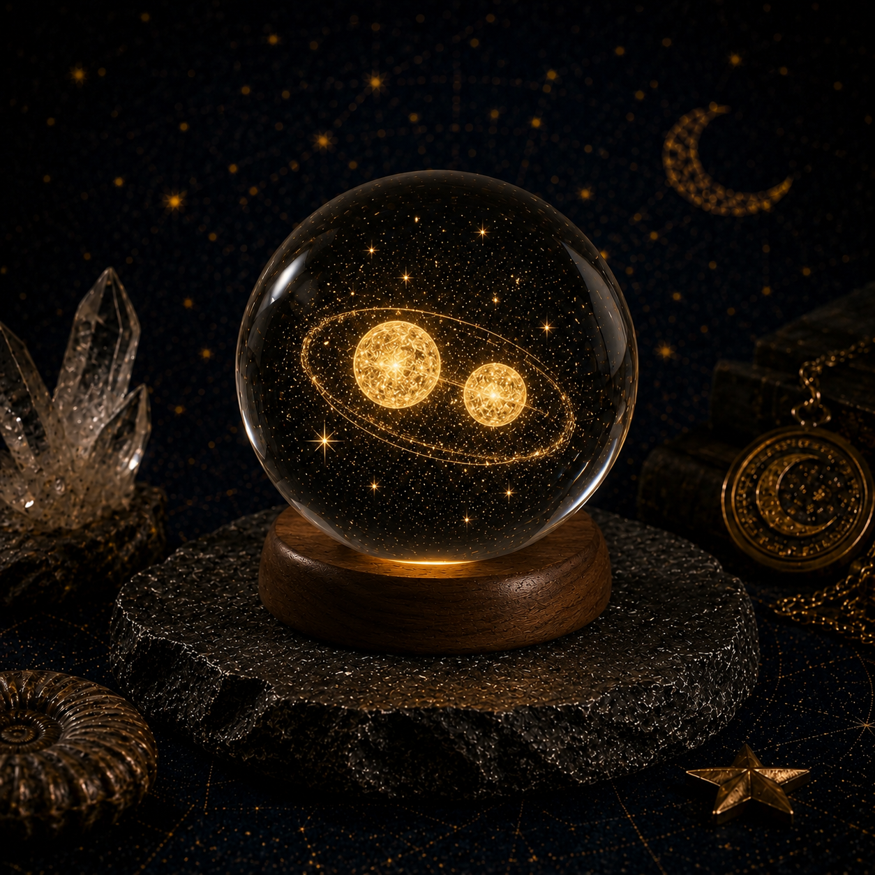 Binary Star Crystal Ball