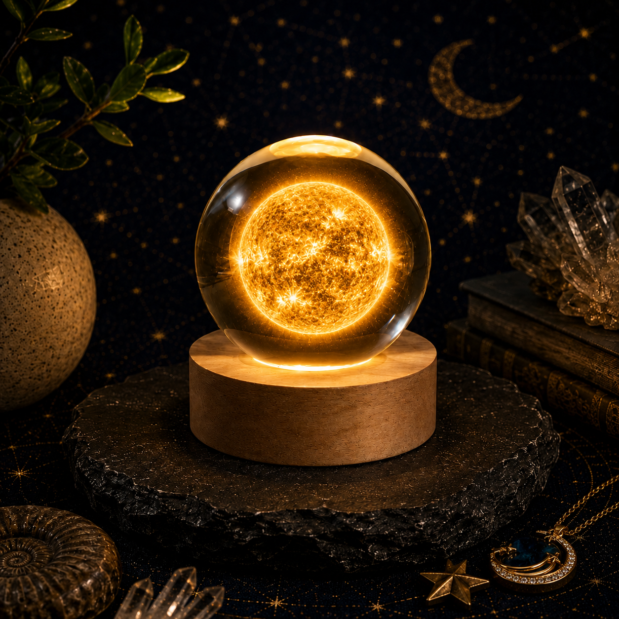 Sun-like Star Crystal Ball