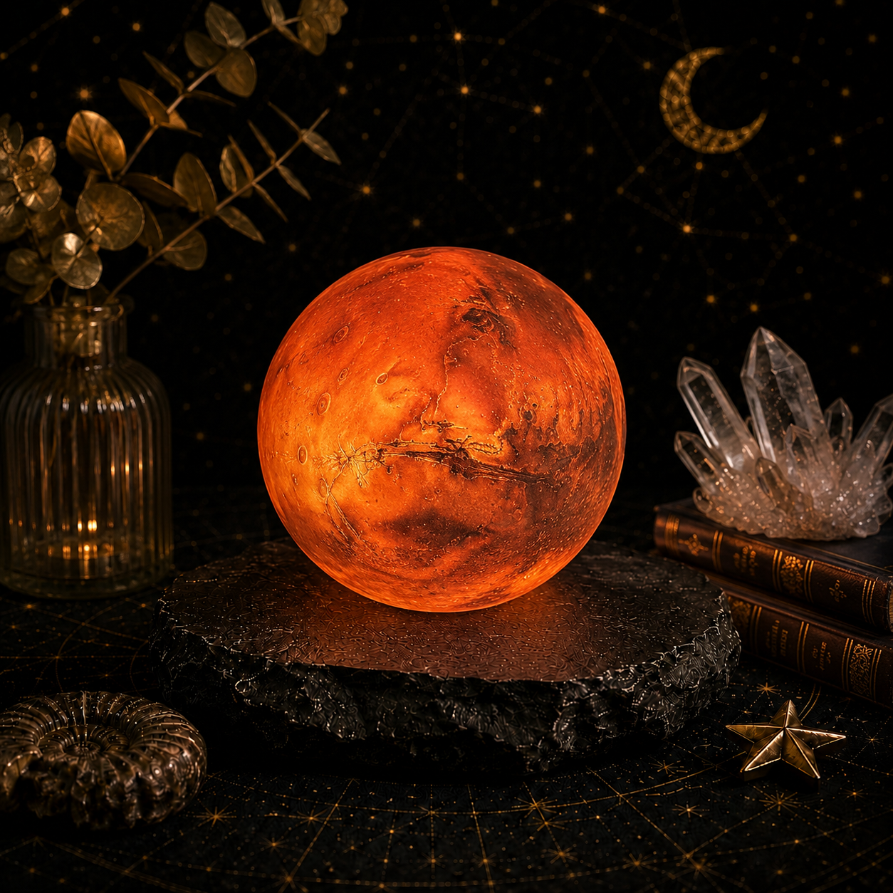 Mars Moon Lamp