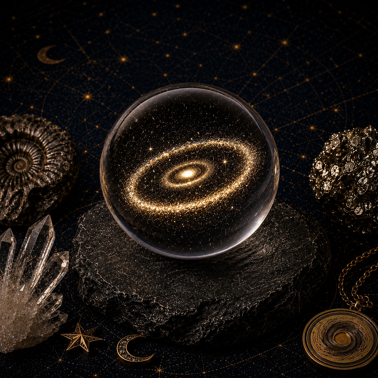 Ring Galaxy Crystal Ball