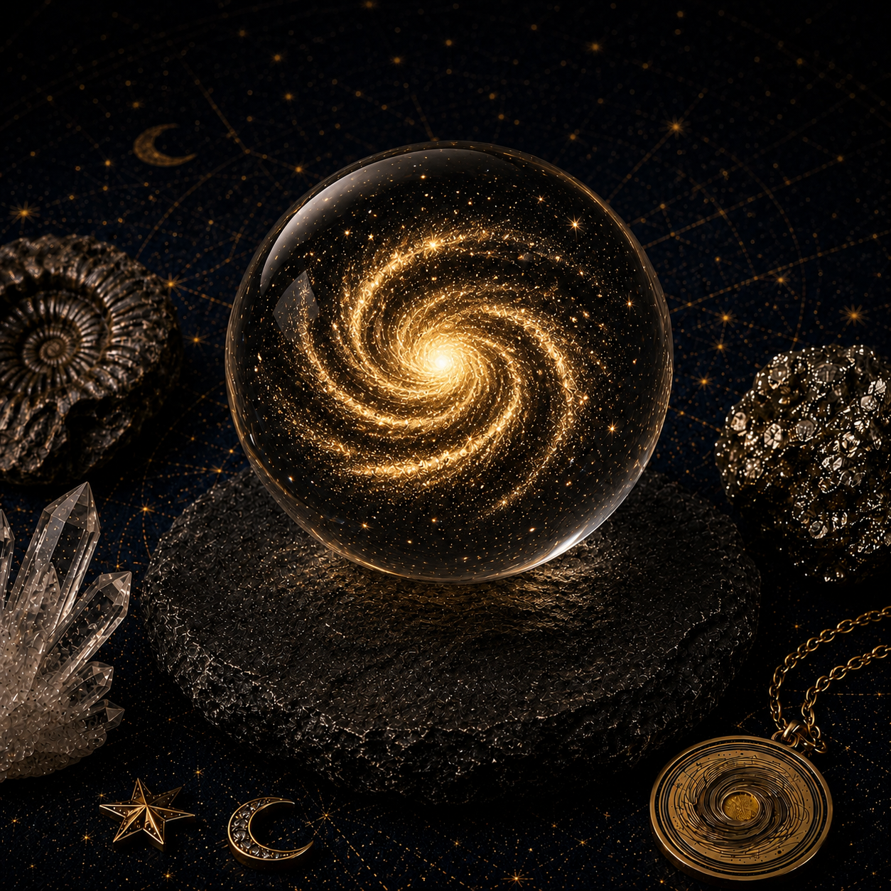 Pinwheel Galaxy Crystal Ball