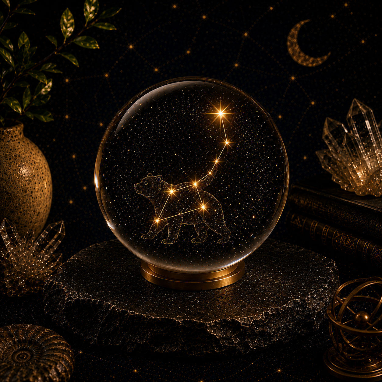 Ursa Minor Constellation Crystal Ball