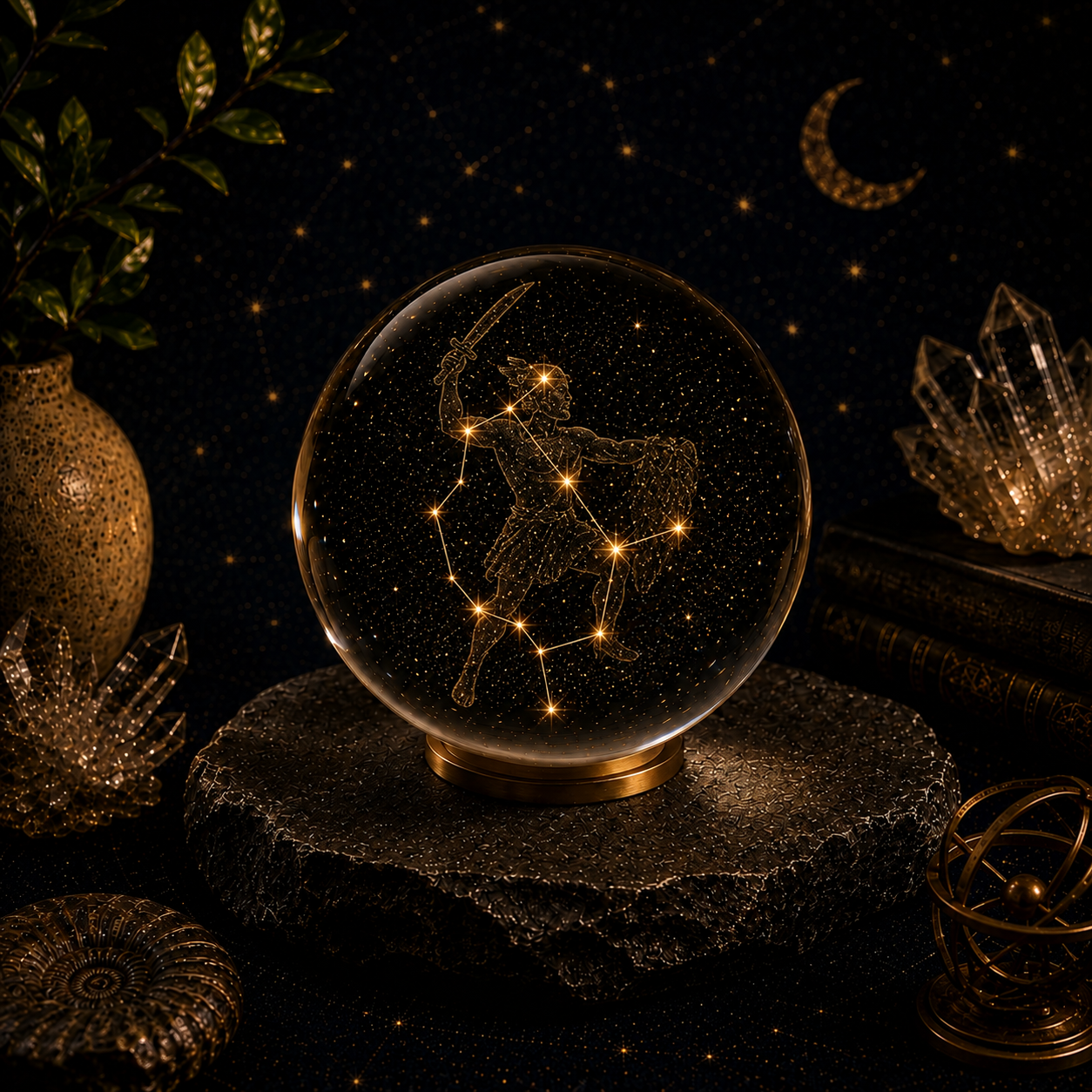 Perseus Constellation Crystal Ball