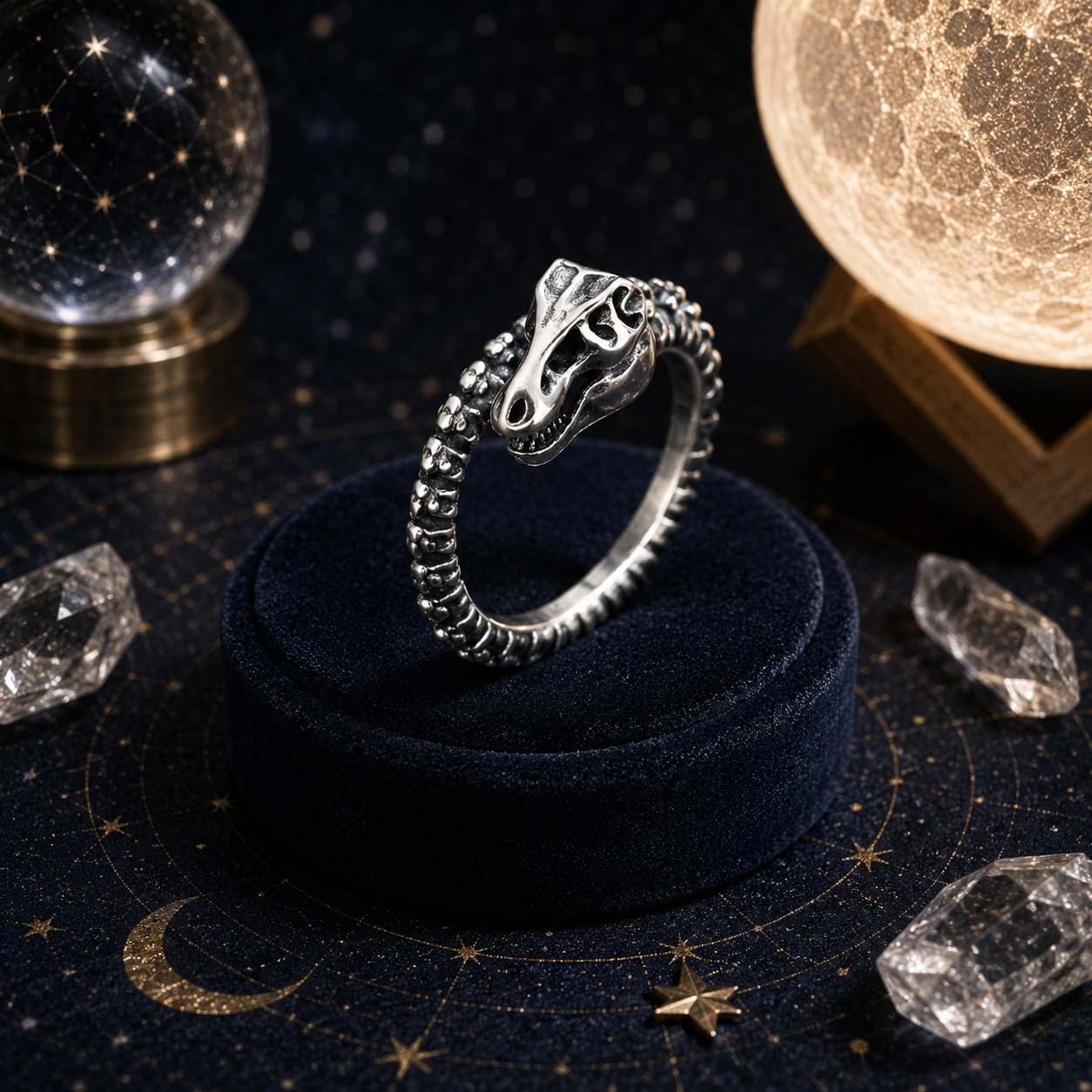 Raptor Skull Ring