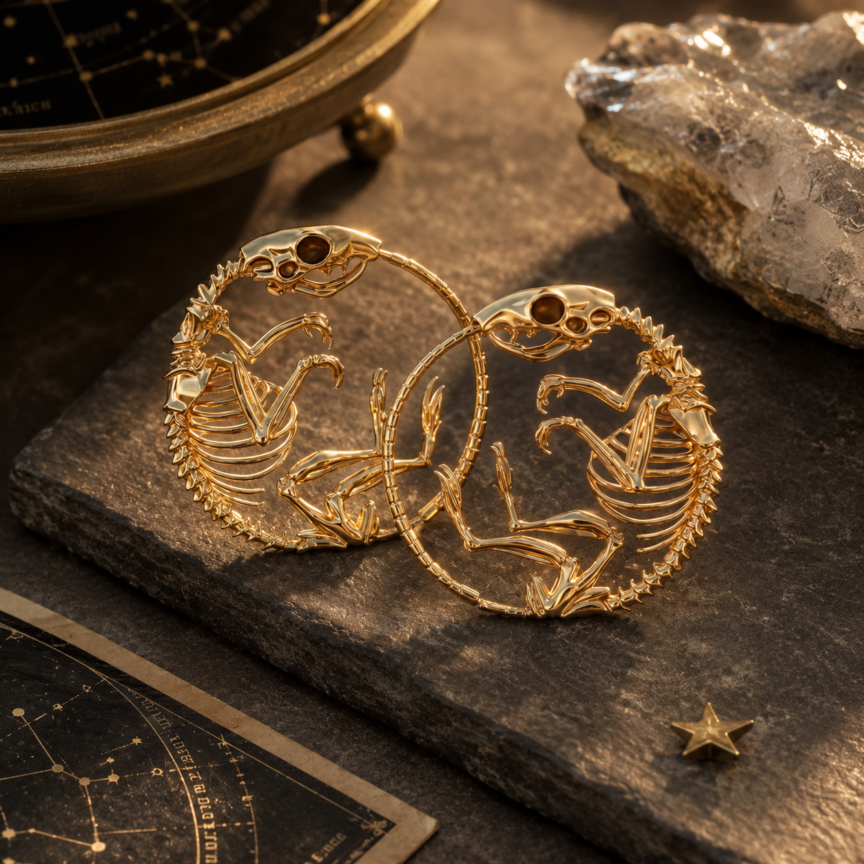Fossil Hoop Earrings