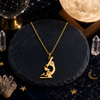 Golden Microscope Pendant