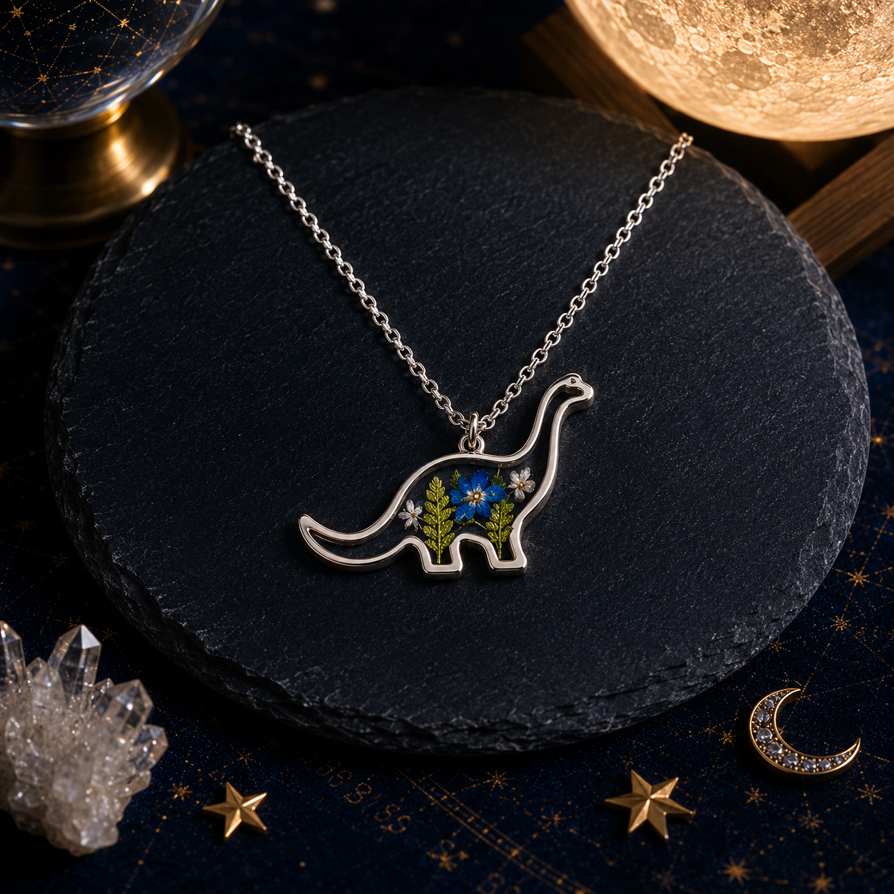 Pressed Bloom Brontosaurus