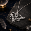 Geometric Triceratops Pendant