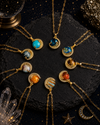 Gemstone Planet Necklace