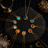 Gemstone Planet Necklace